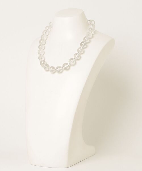 PRANK PROJECT(プランクプロジェクト)の「クリスタルボールネックレス / Crystal Ball Necklace(ネックレス・レディース・クリア・FREE)」の2枚目の写真
