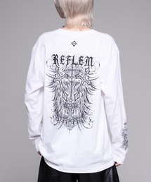 REFLEM（レフレム）の「『REFLEM/レフレム』ゴシッククロスプリントL/S Tee/ロングスリーブカットソー（Tシャツ/カットソー）」