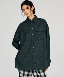 PRANK PROJECT | 【2026Autumn Pre-Order】シルクネップオーバーシャツ / Silk Nep Overshirt(シャツ/ブラウス)