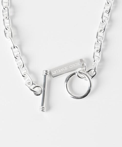 XOLO(ショロ)の「XOLO MARINA LINK BRACELET(ブレスレット・メンズ・シルバー・19)」の4枚目の写真