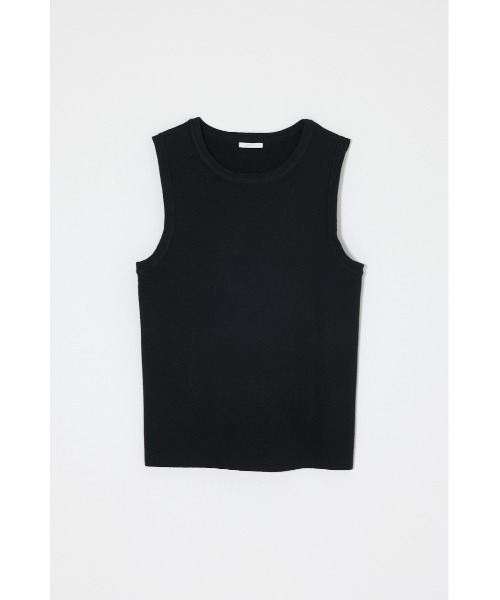 MOUSSY（マウジー）の「COMFORTABLE KNIT タンクトップ（タンクトップ・レディース・ホワイト/ブラック/杢グレー・FREE）」の4枚目の写真