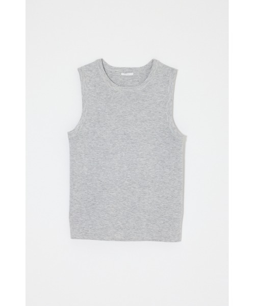 MOUSSY（マウジー）の「COMFORTABLE KNIT タンクトップ（タンクトップ・レディース・ホワイト/ブラック/杢グレー・FREE）」の15枚目の写真