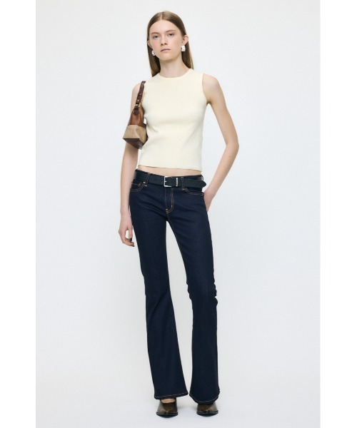 MOUSSY（マウジー）の「COMFORTABLE KNIT タンクトップ（タンクトップ・レディース・ホワイト/ブラック/杢グレー・FREE）」の17枚目の写真