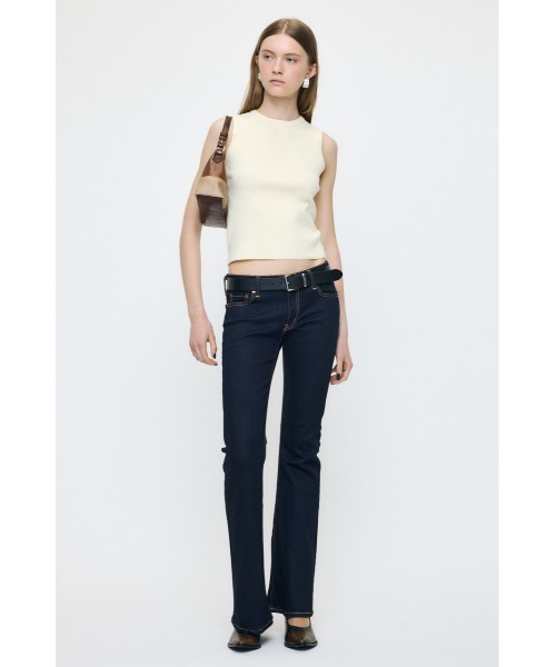 MOUSSY（マウジー）の「COMFORTABLE KNIT タンクトップ（タンクトップ・レディース・ホワイト/ブラック/杢グレー・FREE）」の18枚目の写真