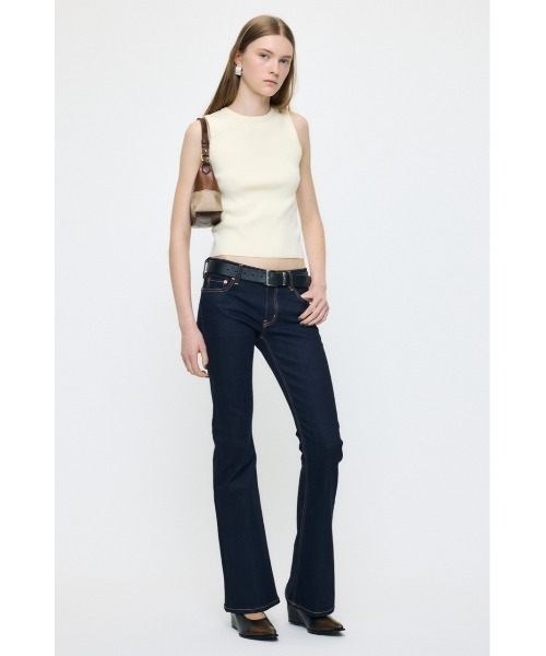 MOUSSY（マウジー）の「COMFORTABLE KNIT タンクトップ（タンクトップ・レディース・ホワイト/ブラック/杢グレー・FREE）」の19枚目の写真