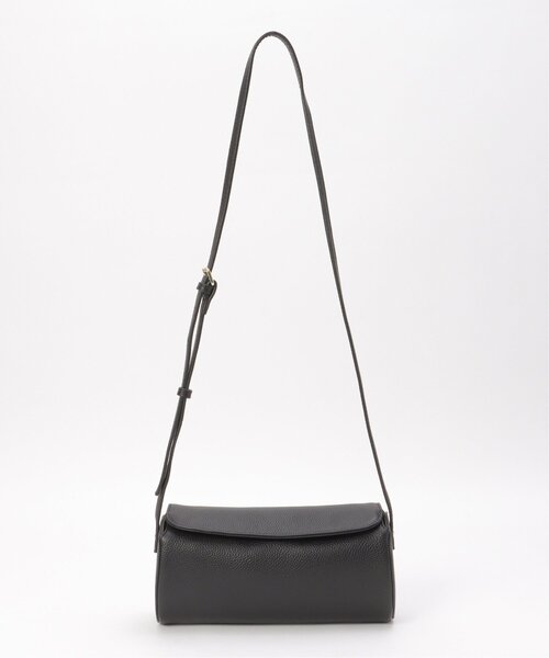 notch.(ノッチ)の「シュリンクレザー筒形かぶせバッグ(ショルダーバッグ・レディース・ブラック/シルバー・ONESIZE)」の7枚目の写真
