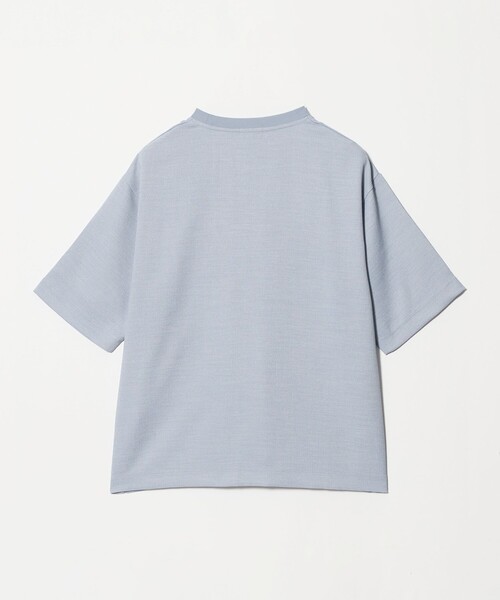 A DAY IN THE LIFE UNITED ARROWS(アデイインザライフユナイテッドアローズ)の「リネンライク スラブオックス カットソー<A DAY IN THE LIFE>(Tシャツ/カットソー・メンズ・ライトブルー/オフホワイト/ナチュラル・M/L/XL)」の4枚目の写真