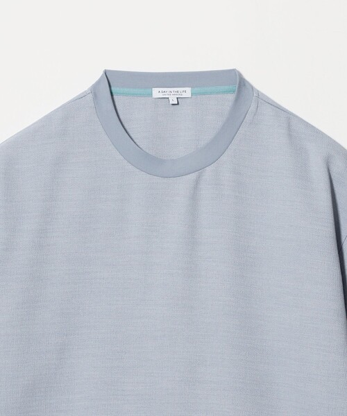 A DAY IN THE LIFE UNITED ARROWS(アデイインザライフユナイテッドアローズ)の「リネンライク スラブオックス カットソー<A DAY IN THE LIFE>(Tシャツ/カットソー・メンズ・ライトブルー/オフホワイト/ナチュラル・M/L/XL)」の5枚目の写真