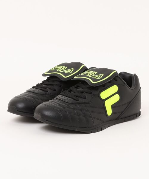 FILA(フィラ)の「FILA FASCINO LS LUX(スニーカー・メンズ・ブラック×イエロー・27.0cm/28.0cm/26.0cm)」の1枚目の写真