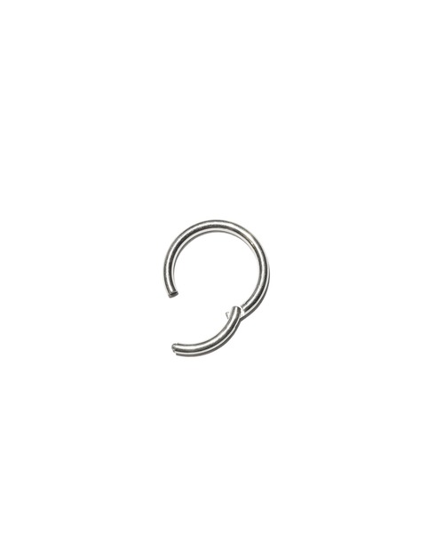 MORPH（モルフ）の「MORPH モルフ セグメントクリッカー ボディーピアス 14ゲージ 6mm -12mm（ピアス（片耳用）・メンズ・シルバー・6/8/10/12）」の2枚目の写真