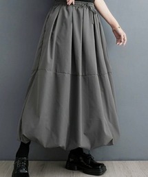 バルーンシルエットロングスカート