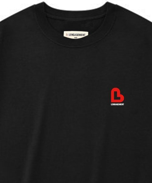 LENGAGEMENT（ランガージュマン）の「オーバーサイズエルハート半袖Tシャツ[ブラック]（Tシャツ/カットソー・レディース・その他・95）」の4枚目の写真