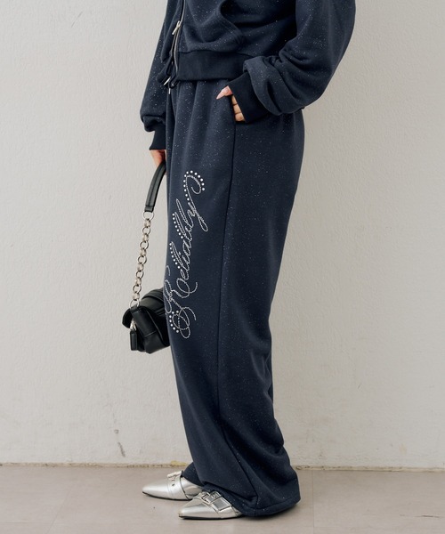 continuer de NICE CLAUP(コンティニューデナイスクラップ)の「NEW空港SET・ファー付パーカー+パンツ(パーカー・レディース・トップグレー/ブラウン/ネイビー/ブラック・FREE)」の7枚目の写真