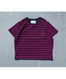 universal logo border ss tee