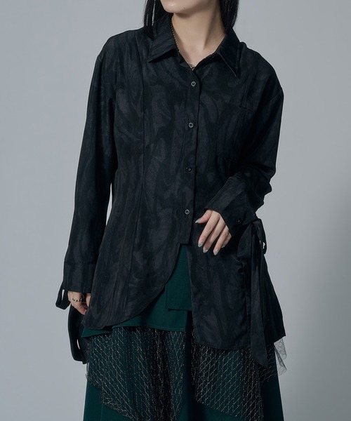 Ashin Metri Ribbon Shirt — рубашка с лентой