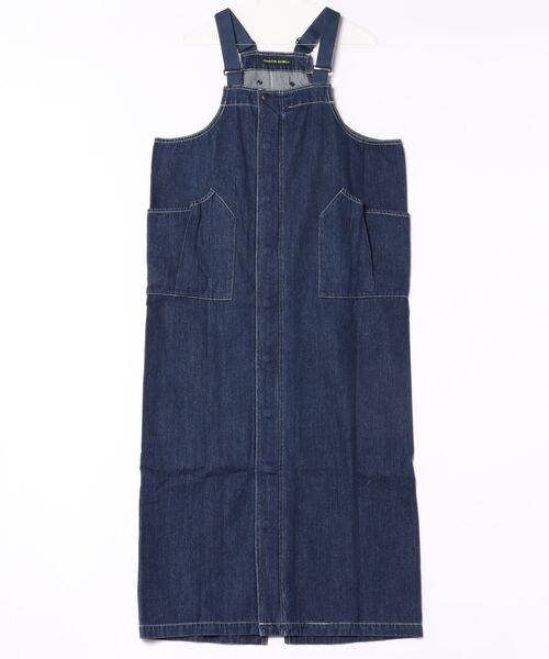 OLD BETTY'S(オールドベティーズ)の「Denim Salopette Skirt(ワンピース・レディース・インディゴブルー・FREE)」の19枚目の写真