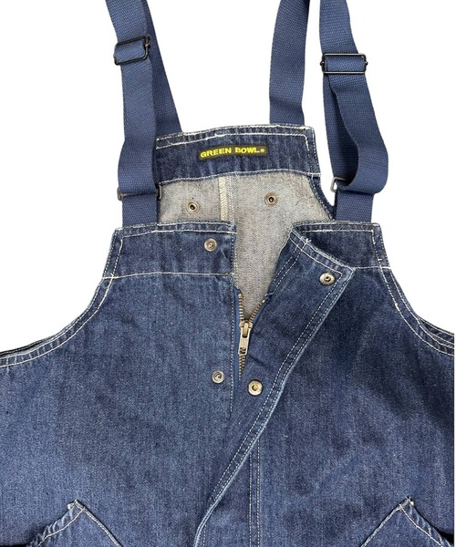 OLD BETTY'S(オールドベティーズ)の「Denim Salopette Skirt(ワンピース・レディース・インディゴブルー・FREE)」の14枚目の写真