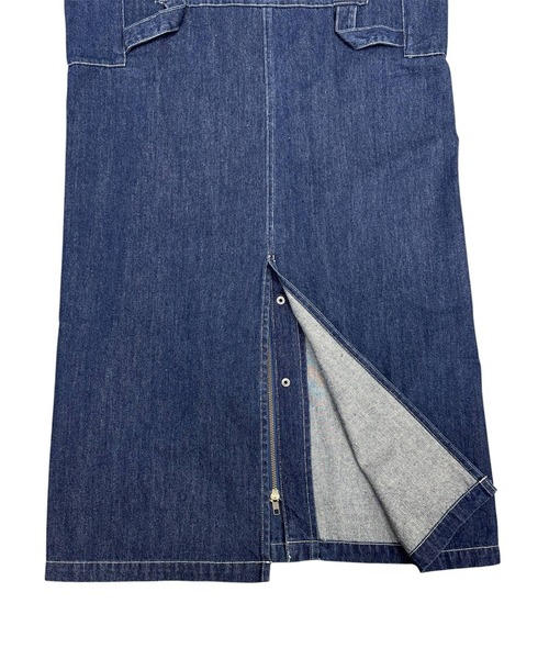 OLD BETTY'S(オールドベティーズ)の「Denim Salopette Skirt(ワンピース・レディース・インディゴブルー・FREE)」の16枚目の写真