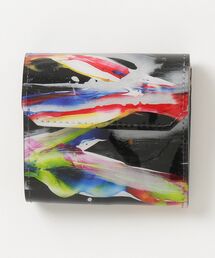 VOAAOV（ヴォアーブ）の「【macromauro】 paint wallet P　BLACK（財布）」
