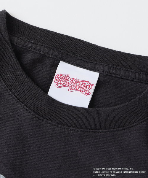 JOURNAL STANDARD relume(ジャーナルスタンダード レリューム)の「AERO SMITH / エアロスミス 別注 ヴィンテージ加工 プリントロンT(Tシャツ/カットソー・メンズ・ホワイト/ブラック/モスグリーン・LARGE/MEDIUM)」の12枚目の写真