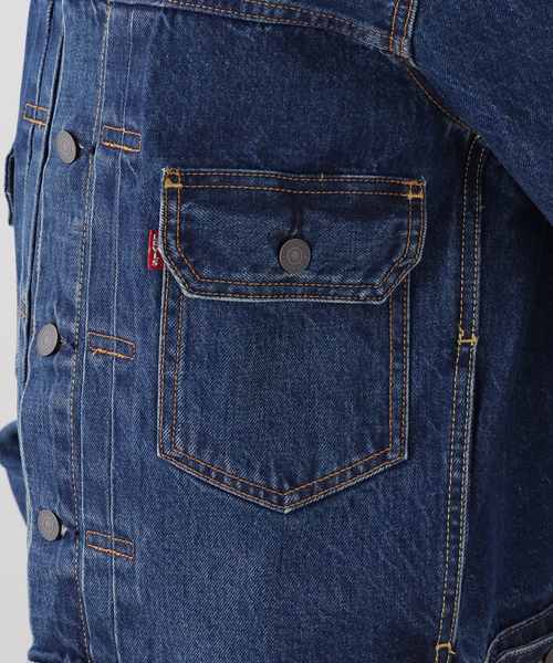 Levi's（リーバイス）の「LEVI'S/リーバイス MEN'S TYPE 2 トラッカージャケット（デニムジャケット・レディース・ブルー・MEDIUM/SMALL）」の13枚目の写真
