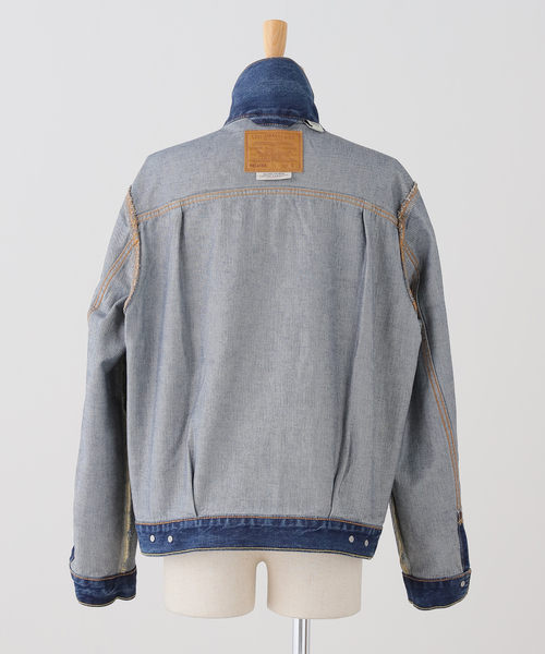 Levi's（リーバイス）の「LEVI'S/リーバイス MEN'S TYPE 2 トラッカージャケット（デニムジャケット・レディース・ブルー・MEDIUM/SMALL）」の18枚目の写真