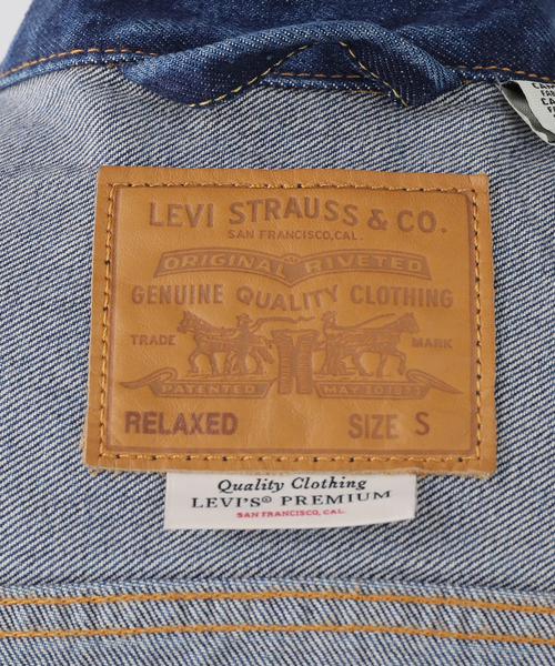 Levi's（リーバイス）の「LEVI'S/リーバイス MEN'S TYPE 2 トラッカージャケット（デニムジャケット・レディース・ブルー・MEDIUM/SMALL）」の19枚目の写真