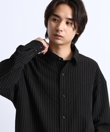 PINSTRIPE WESTERN SHIRTS/ピンストウエスタンシャツ