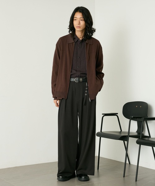 RAGEBLUE（レイジブルー）の「PINSTRIPE WESTERN SHIRTS/ピンストウエスタンシャツ（シャツ/ブラウス・メンズ・ブラック/ブラウン/グレー・LARGE/MEDIUM）」の6枚目の写真