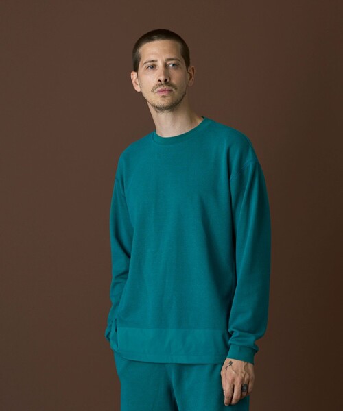 Columbia(コロンビア)の「COLUMBIA BLACK LABEL/ プレストンベイスウェットクルー /コロンビアブラックレーベル(スウェット・メンズ・グレー/グリーン/ホワイト・XL/S/L/M)」の3枚目の写真