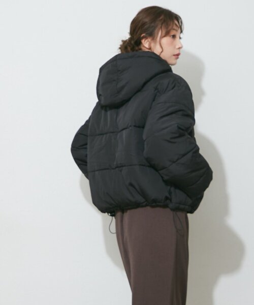 U.S. POLO ASSN.(ユーエスポロアッスン)の「【U.S. POLO ASSN.】【M/Lサイズ】フード中綿ブルゾン(ブルゾン・レディース・アイボリー/サックスブルー/ブラック・LARGE/MEDIUM)」の12枚目の写真