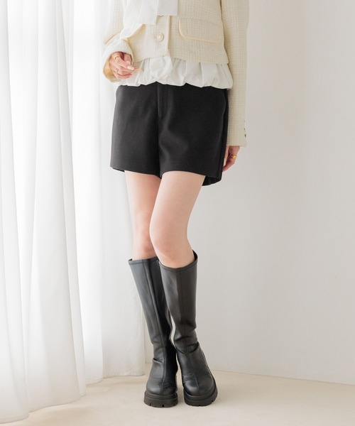 Heather(ヘザー)の「ハイウエストウールライクタイトショートパンツ 1087783(その他パンツ・レディース・ブラック系その他/グレー/ブラック・M/S)」の13枚目の写真