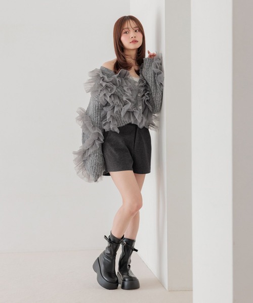 Heather(ヘザー)の「ハイウエストウールライクタイトショートパンツ 1087783(その他パンツ・レディース・ブラック系その他/グレー/ブラック・M/S)」の21枚目の写真