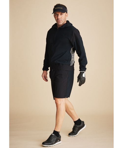 1PIU1UGUALE3 GOLF(ウノピゥウノウグァーレトレゴルフ)の「113 ADP GOLF WIND RELAX SHORTS(その他パンツ・メンズ・ブラック/ホワイト・Ⅳ/Ⅵ/Ⅲ/Ⅶ)」の1枚目の写真