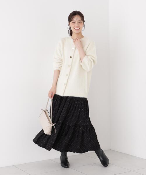 PROPORTION BODY DRESSING(プロポーションボディドレッシング)の「フェザージャコット / 1216255002(その他アウター・レディース・ホワイト系その他/ライトグリーン/ブラウン系その他・MEDIUM/SMALL)」の11枚目の写真