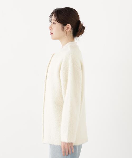 PROPORTION BODY DRESSING(プロポーションボディドレッシング)の「フェザージャコット / 1216255002(その他アウター・レディース・ホワイト系その他/ライトグリーン/ブラウン系その他・MEDIUM/SMALL)」の15枚目の写真