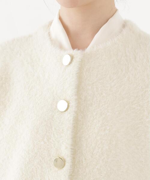 PROPORTION BODY DRESSING(プロポーションボディドレッシング)の「フェザージャコット / 1216255002(その他アウター・レディース・ホワイト系その他/ライトグリーン/ブラウン系その他・MEDIUM/SMALL)」の17枚目の写真