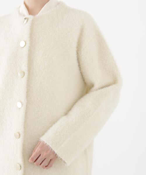 PROPORTION BODY DRESSING(プロポーションボディドレッシング)の「フェザージャコット / 1216255002(その他アウター・レディース・ホワイト系その他/ライトグリーン/ブラウン系その他・MEDIUM/SMALL)」の18枚目の写真