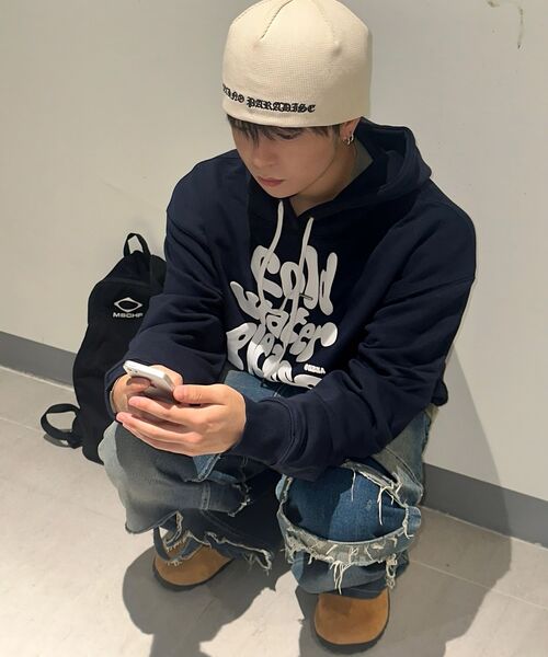 URBANAGE(アーバンエイジ)の「Cold Water Plz オーバーフード_ネイビー(パーカー・レディース・その他・L/M)」の20枚目の写真
