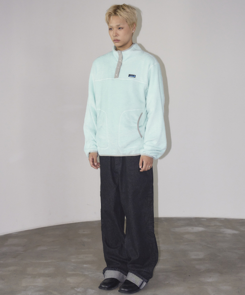 TRAVEL(トラベル)の「Mellow POLAR ボアジャケット アノラックパーカー ミントブルー(その他アウター・レディース・その他・SMALL/MEDIUM/LARGE)」の3枚目の写真