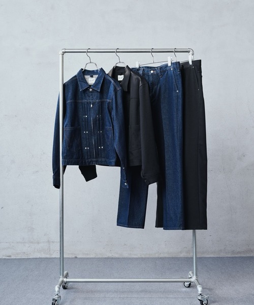 HARE（ハレ）の「【Wrangler×HARE SET UP対応】ストレートパンツ(HARE)（デニムパンツ・メンズ・ブルー/ブラック・MEDIUM/SMALL）」の7枚目の写真