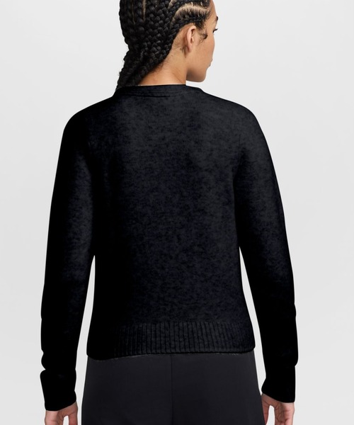 NIKE(ナイキ)の「ナイキ NIKE ナイキ NSW SWT KT ESSTL CARDI MD(カーディガン/ボレロ・レディース・ホワイト/ブラック・XL/M/L/S)」の5枚目の写真