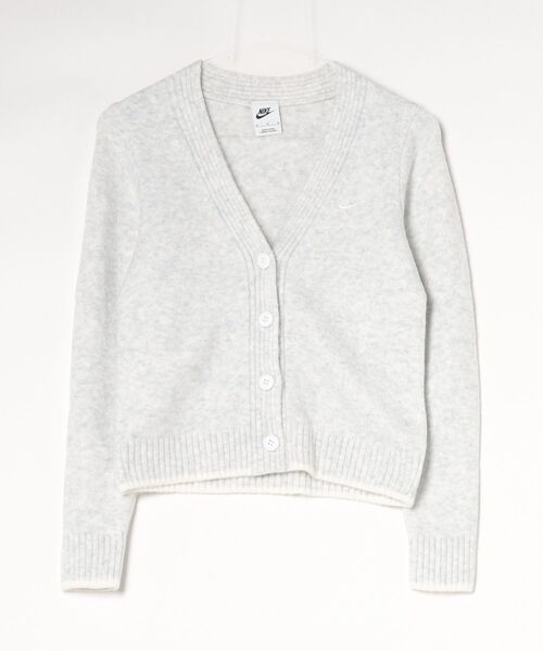 NIKE(ナイキ)の「ナイキ NIKE ナイキ NSW SWT KT ESSTL CARDI MD(カーディガン/ボレロ・レディース・ホワイト/ブラック・XL/M/L/S)」の8枚目の写真