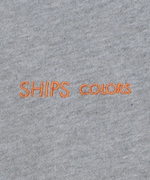 SHIPS Colors（シップス カラーズ）の「〈キーホルダー付属〉 SHIPS Colors ロゴ ワンポイント 刺繍 スウェット（スウェット・メンズ・ブラック/グレー/ナチュラル/ベージュ・MEDIUM/X-LARGE/LARGE）」の11枚目の写真