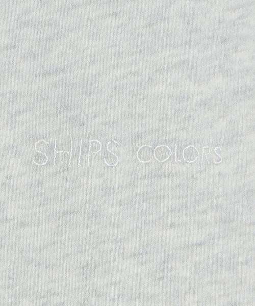 SHIPS Colors（シップス カラーズ）の「〈キーホルダー付属〉 SHIPS Colors ロゴ ワンポイント 刺繍 スウェット（スウェット・メンズ・ブラック/グレー/ナチュラル/ベージュ・MEDIUM/X-LARGE/LARGE）」の14枚目の写真
