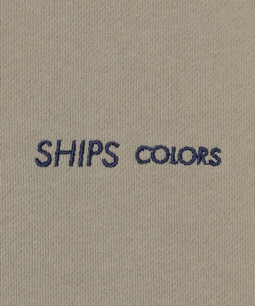SHIPS Colors（シップス カラーズ）の「〈キーホルダー付属〉 SHIPS Colors ロゴ ワンポイント 刺繍 スウェット（スウェット・メンズ・ブラック/グレー/ナチュラル/ベージュ・MEDIUM/X-LARGE/LARGE）」の20枚目の写真