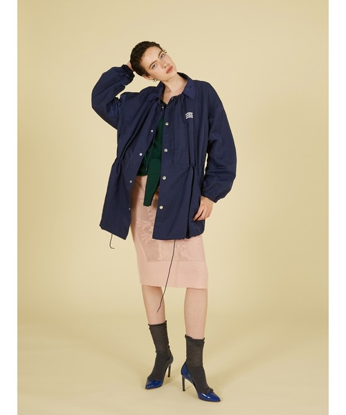 crinkle crinkle crinkle(クリンクルクリンクルクリンクル)の「ポイントテール2wayニットスカート / 【crinkle crinkle crinkle】 point tail 2way knit skirt(スカート・レディース・アイボリー/グレー・FREE)」の10枚目の写真