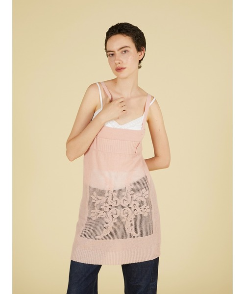 crinkle crinkle crinkle(クリンクルクリンクルクリンクル)の「ポイントテール2wayニットスカート / 【crinkle crinkle crinkle】 point tail 2way knit skirt(スカート・レディース・アイボリー/グレー・FREE)」の15枚目の写真