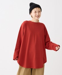 裾ラウンドBIG長袖チュニック