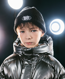 BROWNBREATH KIDS（ブラウンブレスキッズ）の「KIDS TAG WASHING BEANIE - DARK GREY（キャップ）」